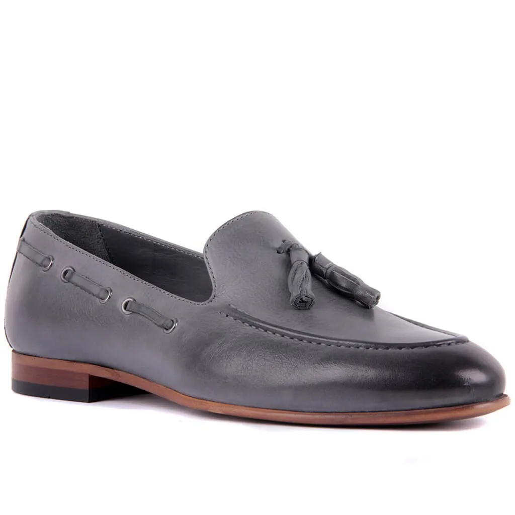 Sail Lakers-Genuine Leather Men Casual Shoes Luxury Mens Loafers Moccasins Breathable Fashion Business Formal Male Office Party Wedding Comfortable