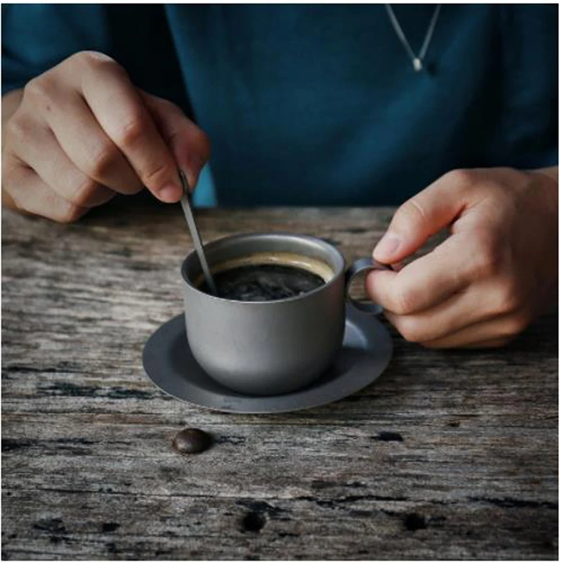 Набор кофейных чашек Keith Titanium для кемпинга сверхлегкие дорожные столовые приборы