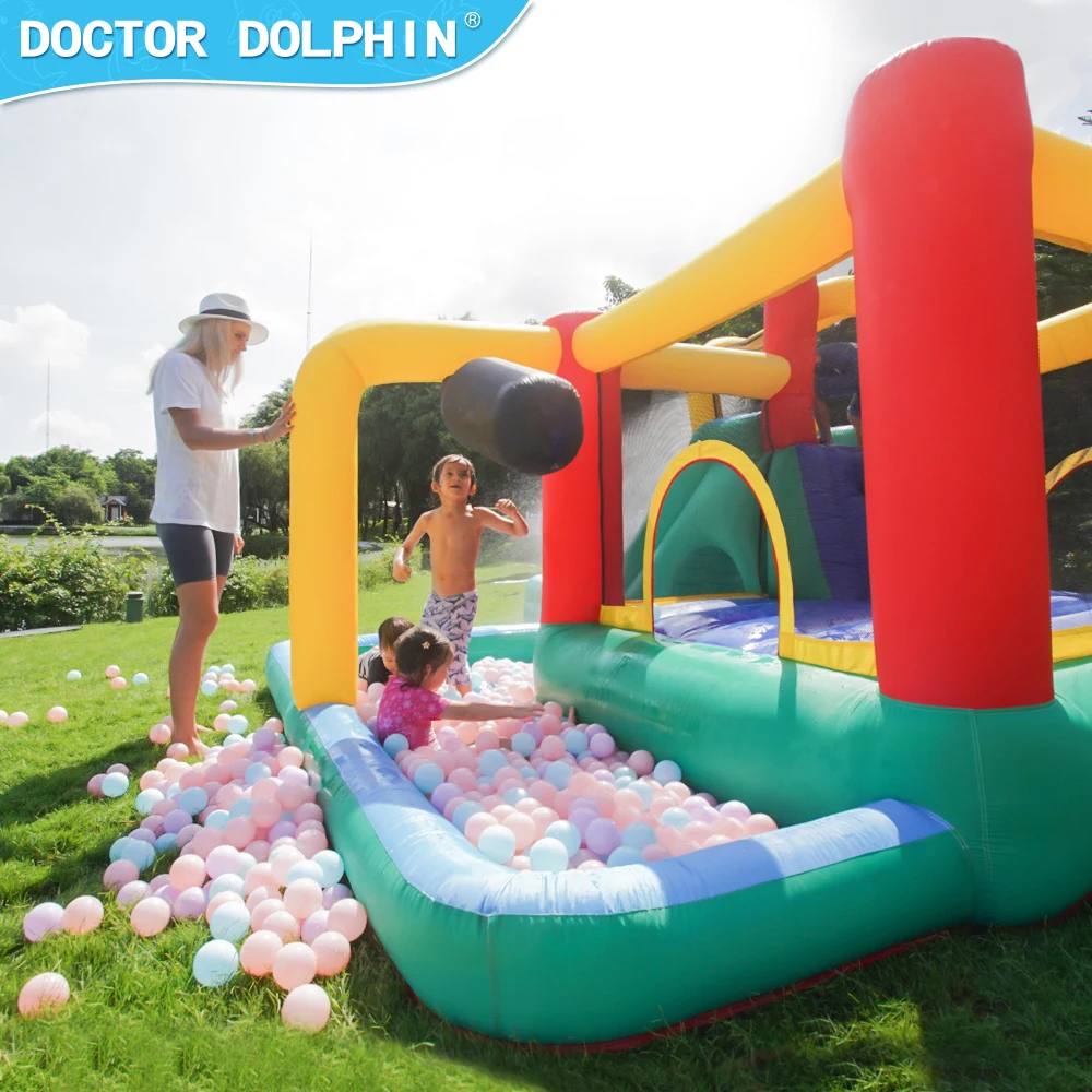 Home Use Cheap Kids Hot Sale Inflatable Water Slide Jumping Bouncy Castle With Pool | Toys