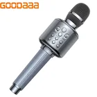 Микрофон для караоке GOODAAA, портативный беспроводной микрофон для домашнего пения, микрофон с Bluetooth, микрофон, запись для детей, конденсаторный микрофон Y11S