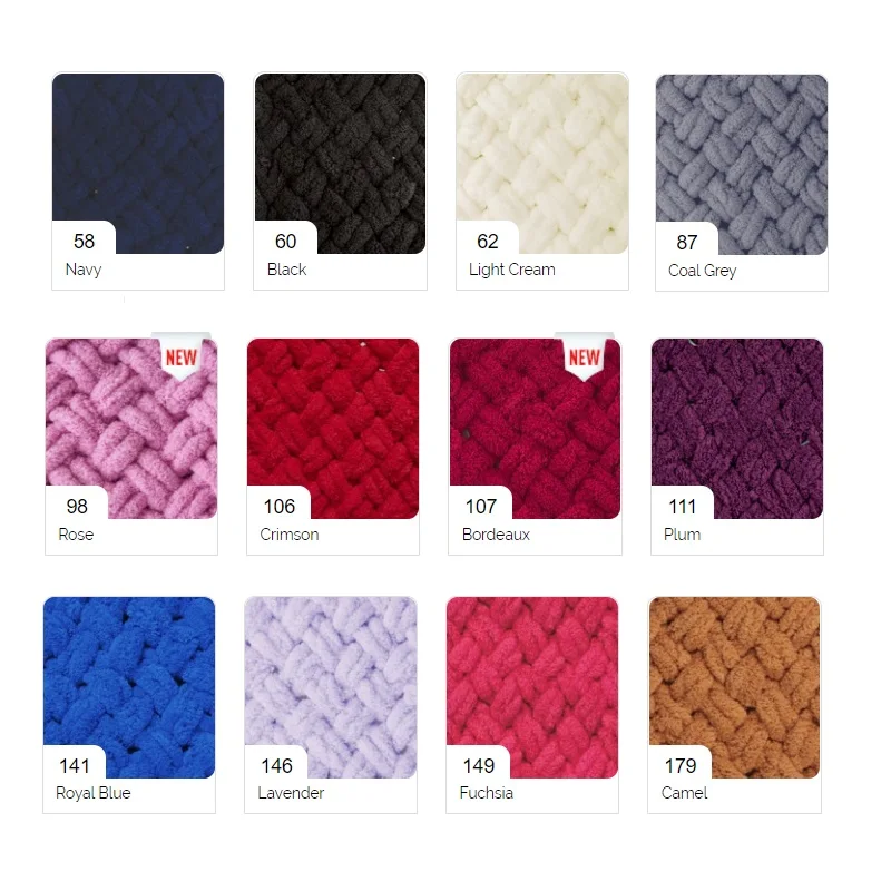 Alize Пышное пряжа 5x100gr палец крючком Вязание нить без иглы крюк плюшевые одеяло из