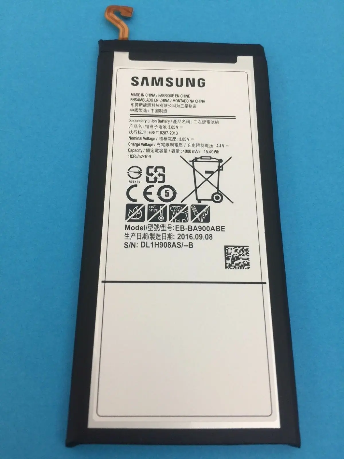 

Samsung A9 2016 SM-A9000F Battery EB-BA900ABE 4000 mAh.