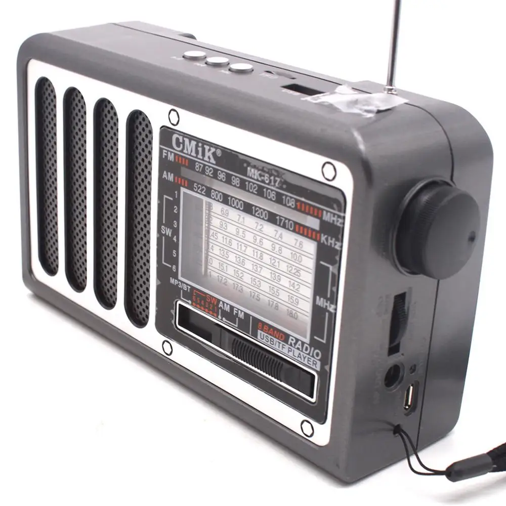 Radio receiver cmik mk-617 (Bluetooth \ USB microSD lantern solar battery) | Электроника