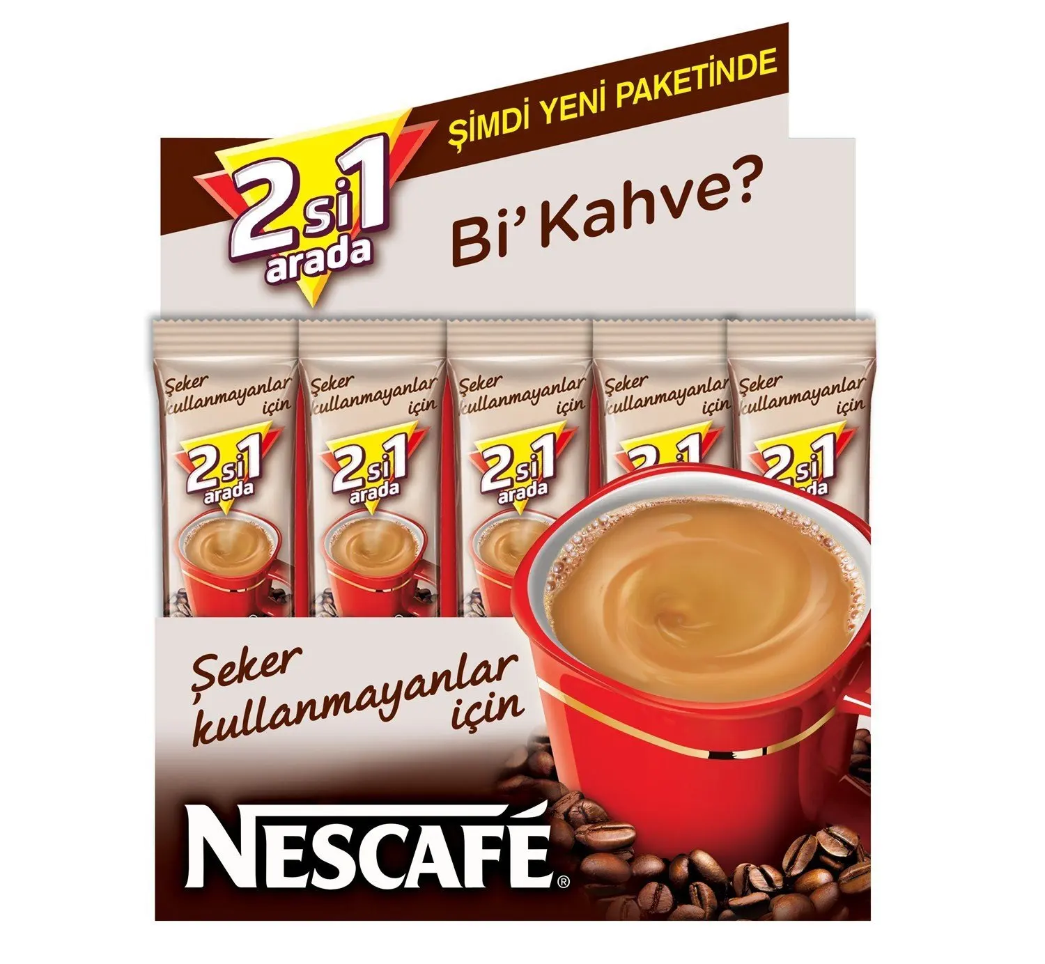 

Сухая кофе Nescafe 2 в 1 1 упаковка из 56 шт.
