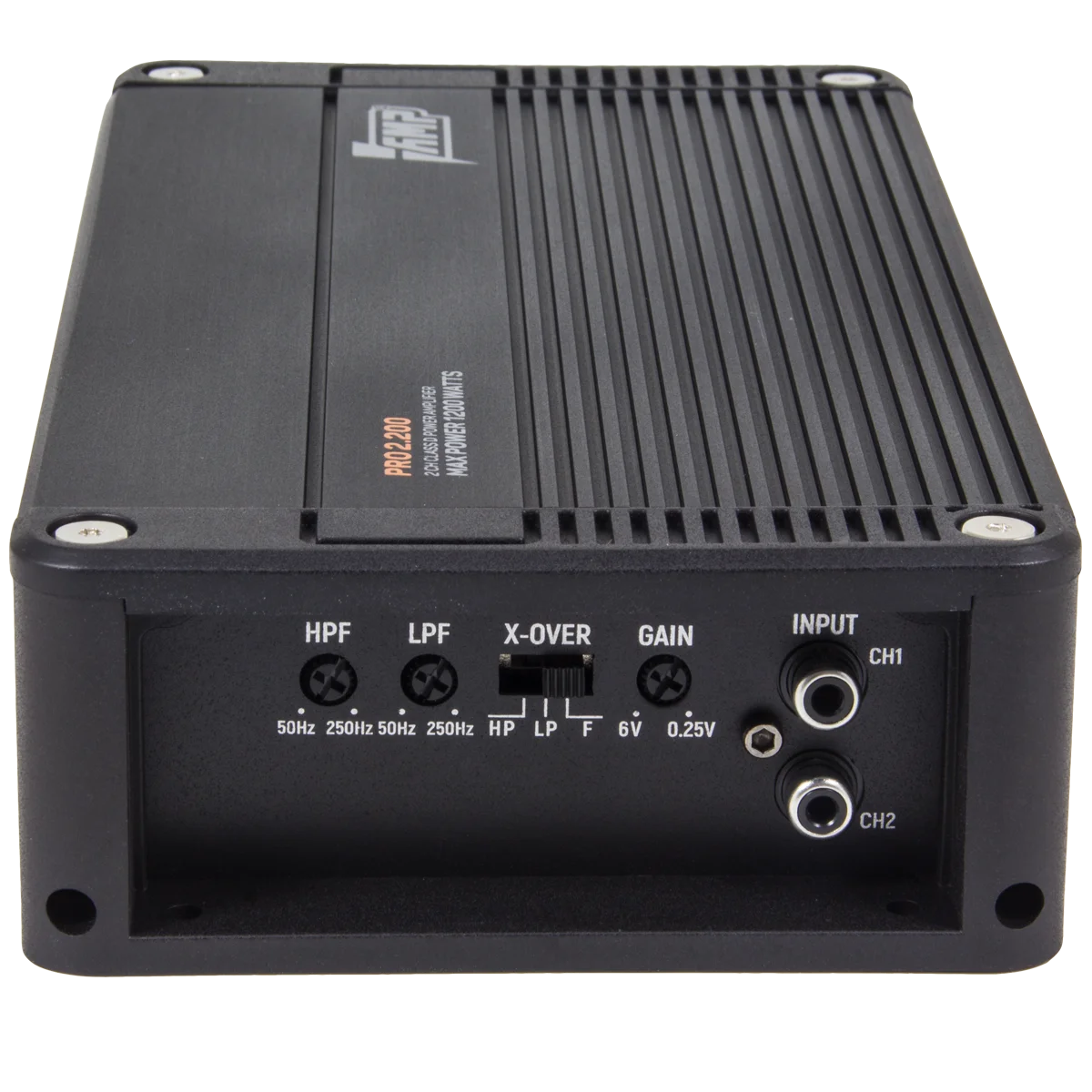 Автомобильный Усилитель мощности двухканальный AMP PRO 2.200 | MAX POWER 1200W