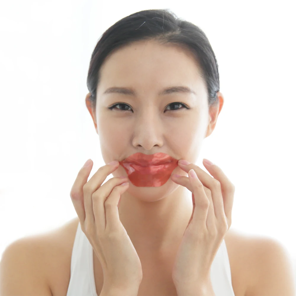 Kocostar Гидрогелевые патчи для губ( 20 патчей/применений) ( Роза) 50г/ Rose Lip Mask|Губы| |