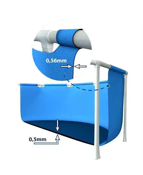 Бассейн каркасный INTEX Rectangular Frame 450x220х84 см | Спорт и развлечения