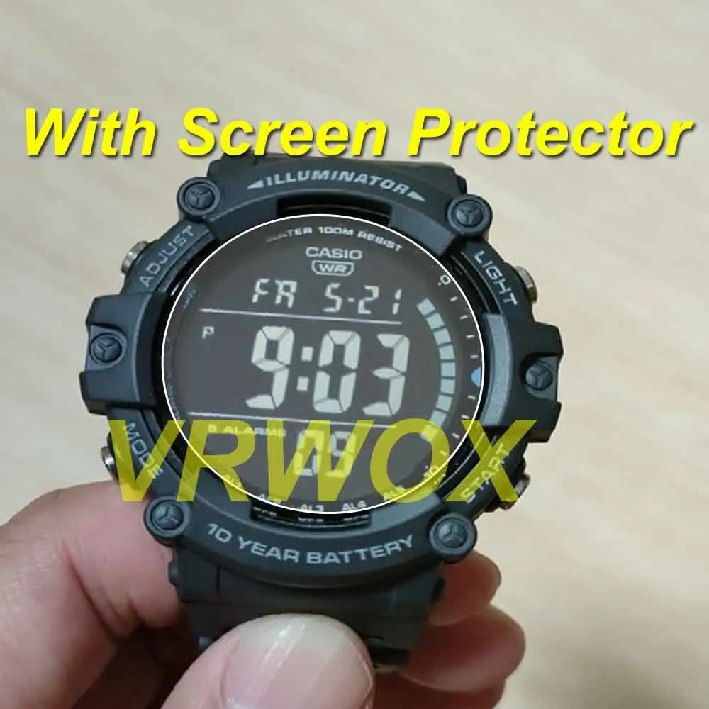 3Pcs Screen Protector For Casio AE-1500 GPR-B1000 GBD-H1000 GBD-100 AE-2100 PRW-30 GSW-H100 PRW-60 TPU Nano Explosion-proof Film |