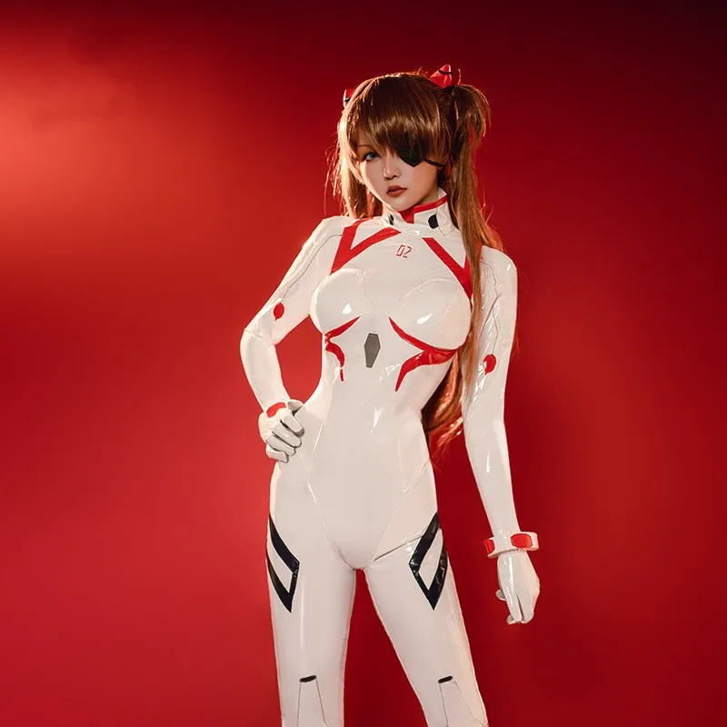 Костюм Аниме на Хэллоуин для косплея амуниме Ayanami ei Asuka Langley Soryu кожаные