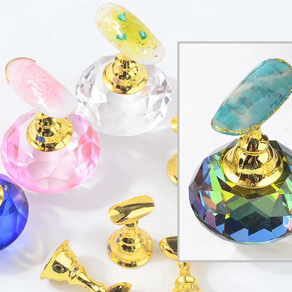 Держатель для типс Кристалл/1кристалл+5 держателей/подставка для/магнитный |