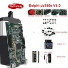 Полный комплект, диагностический инструмент Delphi ds150e OBD2 2017.r3 Tcs Pro Plus 2016.r0 с Keygen 8 кабелями ELM327 V1.5 для автомобилей и грузовиков