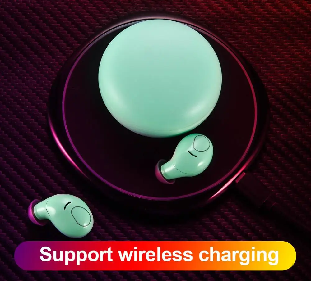 Беспроводные наушники 4D стерео Бас Звук сенсорное управление с микрофоном