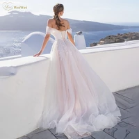loveweiwei a line off the shoulder wedding dress sweetheart ball gown applique sexy backless bride elegant gown robe de mari%c3%a9e