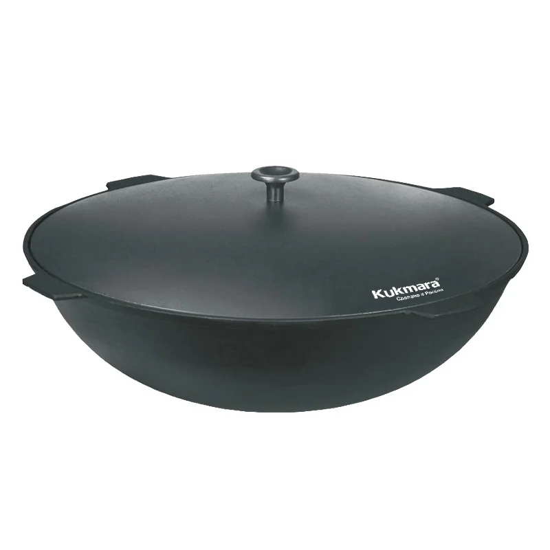 Cauldron cast iron 12 0л alum. cover кч121 | Casseroles &amp Ishinabes