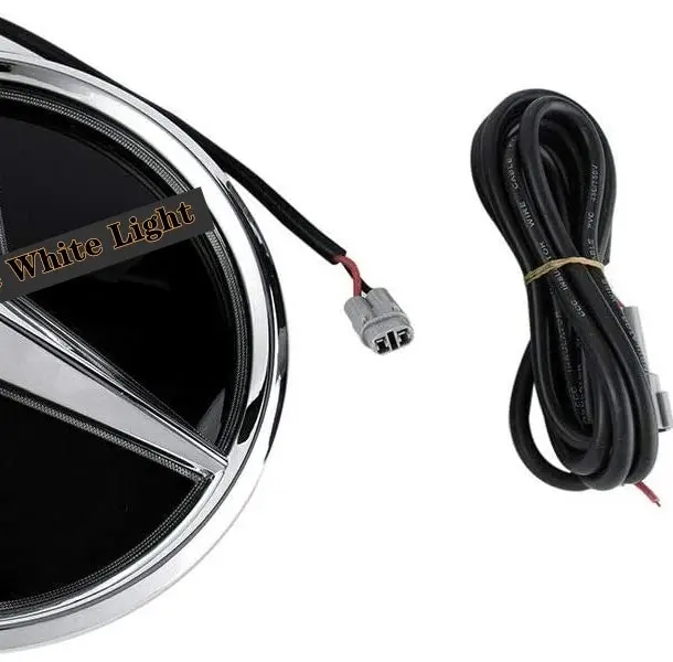 Эмблема светодиодный значок с белым светом логотип звезды автомобиля передняя