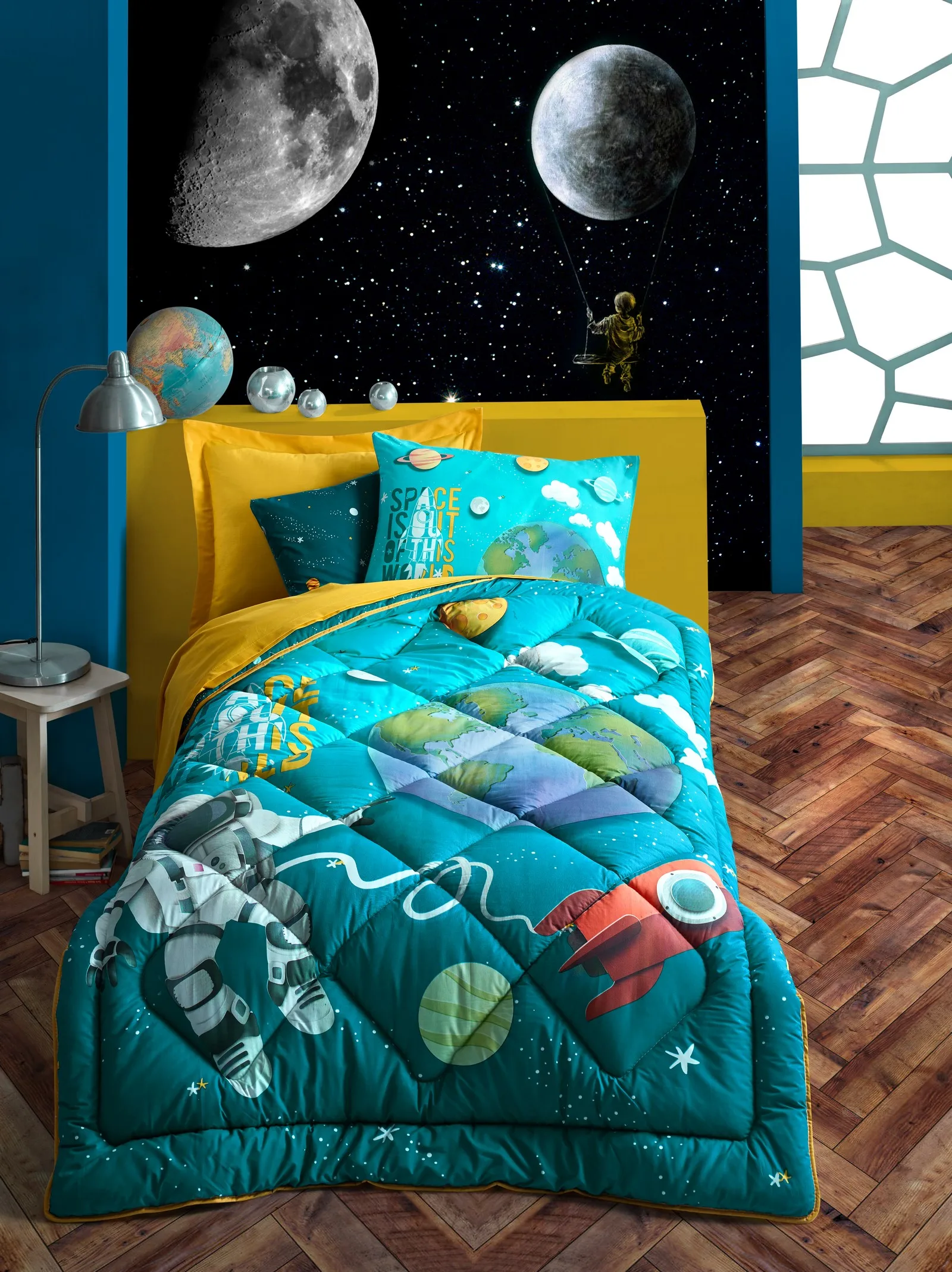 

Cotton Box Single Bedding, Bedding Set, Children's Room Decor, Quilt, Bed Sheets, Pillow Cases are manufactured in Turkey Astron