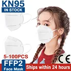 51020 Вт, 30 Вт, 4050100 шт. Ffp2mask детская KN95 Тканевая маска Mascarilla Infantil, размер: 5 слоев FFP2 маски защитная маска Enfan