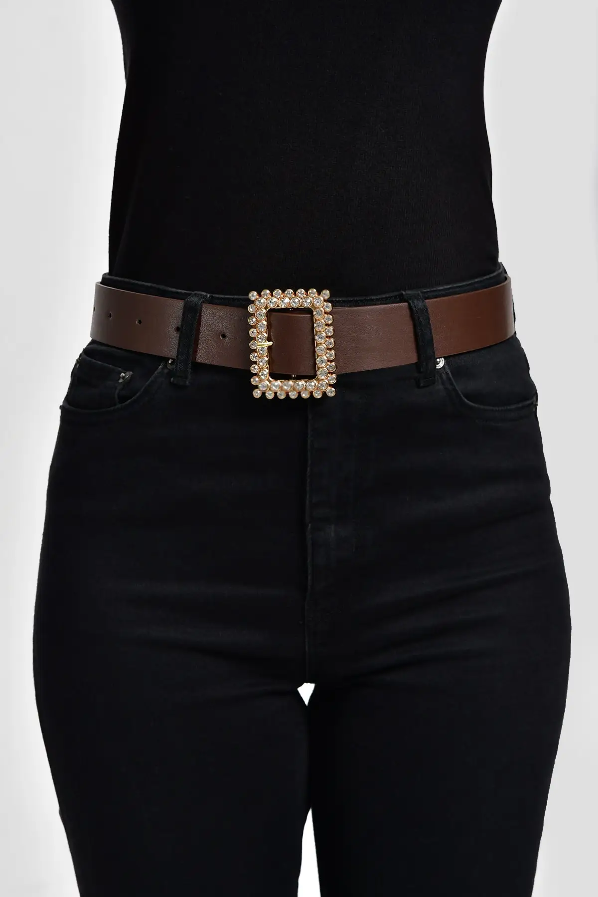 Крутой и сексуальный женский пояс с драгоценными камнями BE333 |