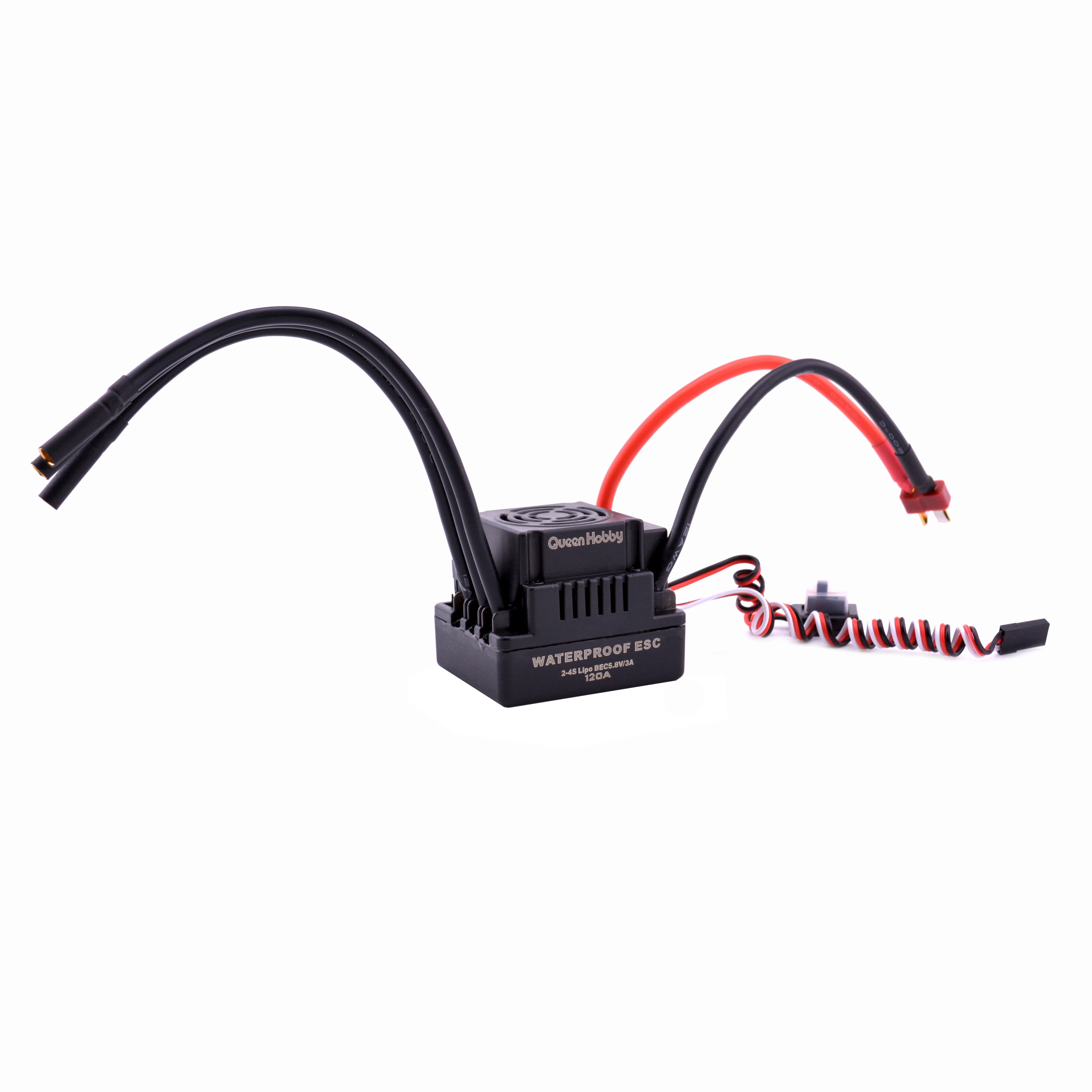Водонепроницаемый Бесщеточный Регулятор Скорости 60A 80A 120A ESC с 5 8 V / 3A BEC для 1/10 1/8 RC