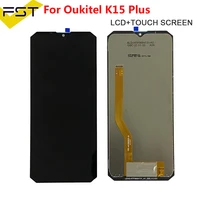 6 52  For Oukitel K15 Plus LCD Display Touch Screen Digitizer Assembly Phone Replacement lcd For Oukitel K15 Pro Display