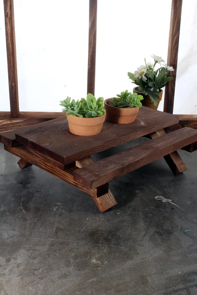 

Evmingo Picnic Table Flower Pot 30cm Flowerpot Included