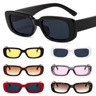 Новинка 2021, Классические солнцезащитные очки в стиле ретро, женские маленькие солнцезащитные очки в квадратной оправе, женские солнцезащитные очки с океанскими линзами, UV400
