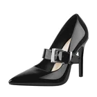 Richealnana женская обувь с острым носком, с вырезами, с пряжкой спереди с перекрестными ремешками; Туфли-лодочки; Свадебные Вечерние Нарядные туфли