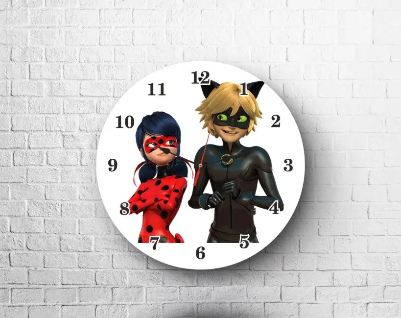 Часы супер кот. Детские часы леди баг. Настенные часы леди баг. Часы леди баг и супер кот. Настенные часы леди баг.