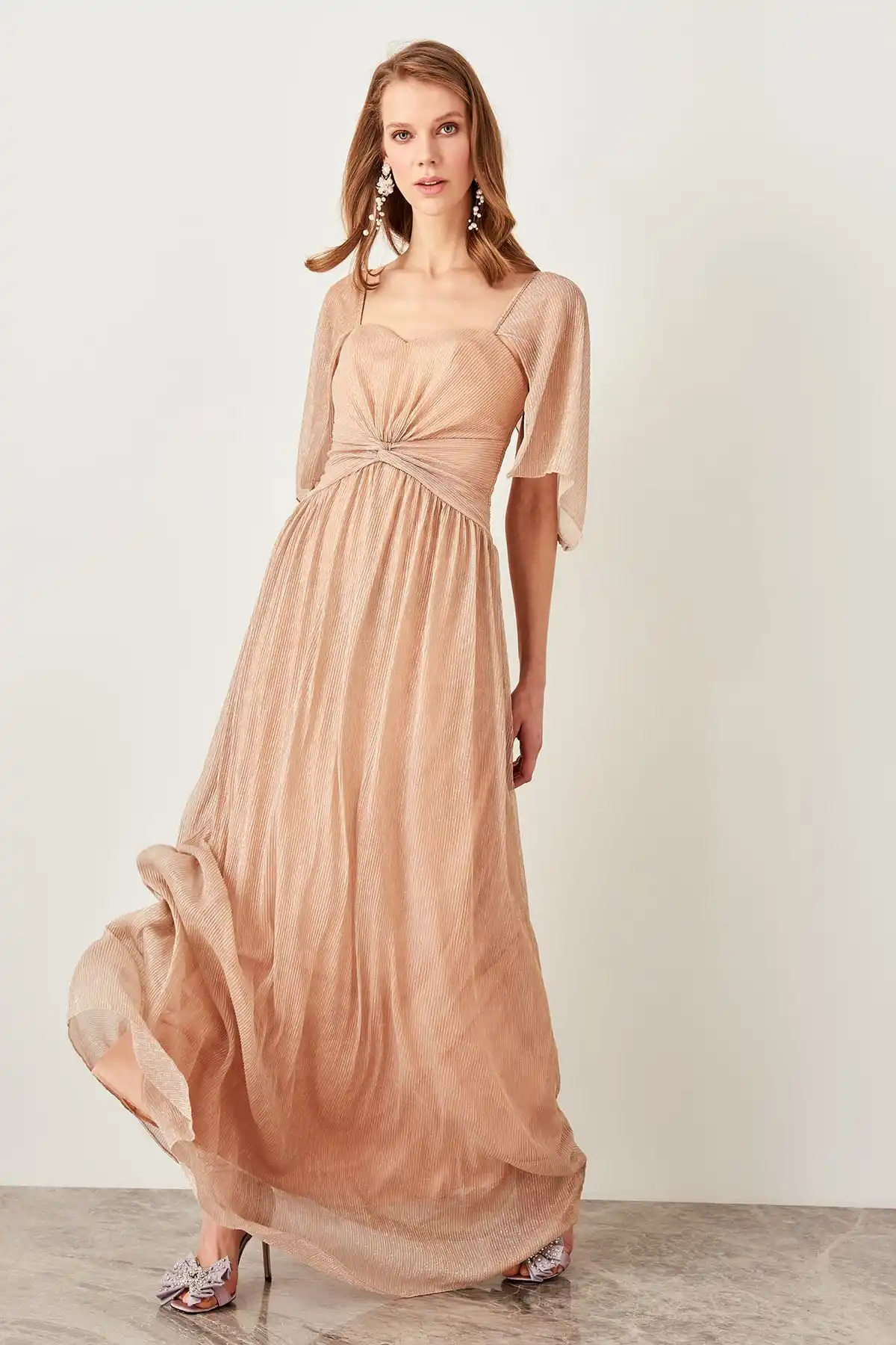 Trendyol Shir детальное вечернее платье TPRSS19VF0017|Вечерние платья| |