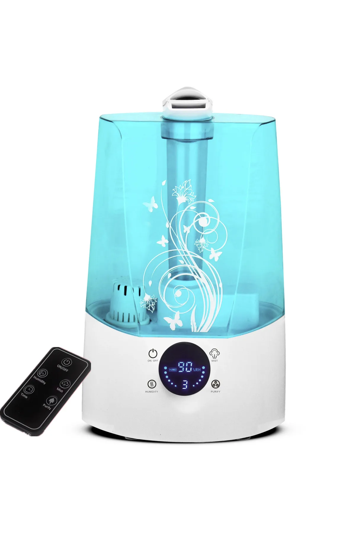 Ультразвуковой увлажнитель холодный пар 2 8 л с пультом дистанционного
