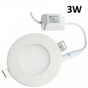 3 Вт Светодиодная панель освещения 260 lumens White 6500K 10 шт|Полочные светильники| |