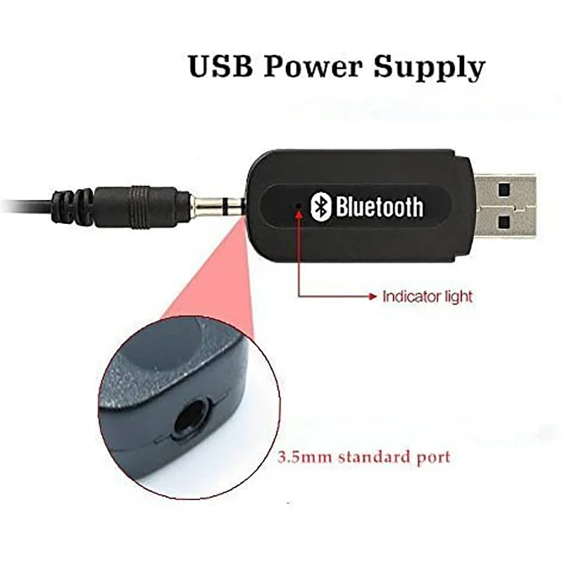 Новый USB беспроводной Bluetooth 4 0 музыкальный стерео приемник адаптер ключ аудио