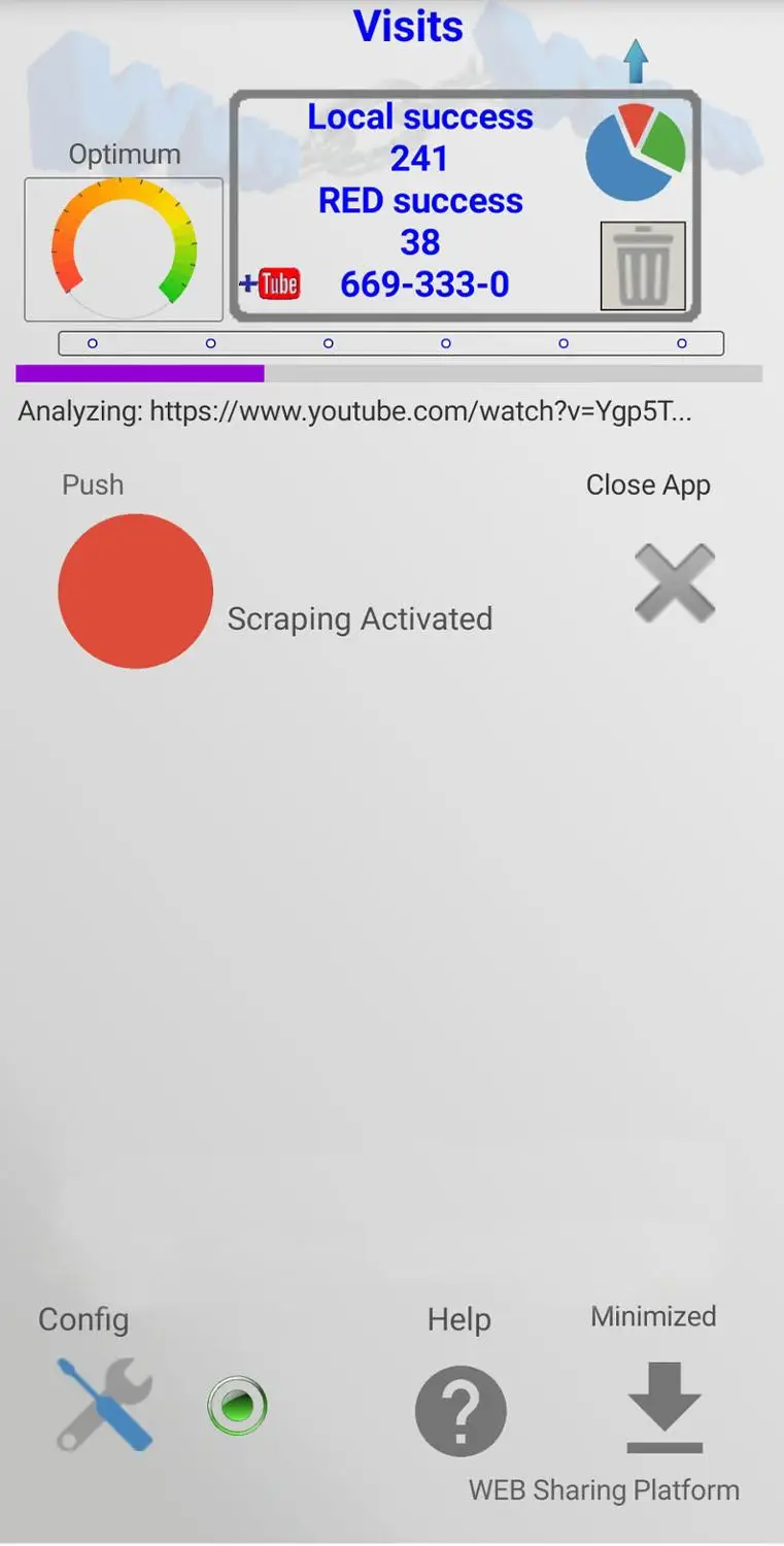 Создатель трафика для веб сайта и YouTube инструмент просмотра приложение Android