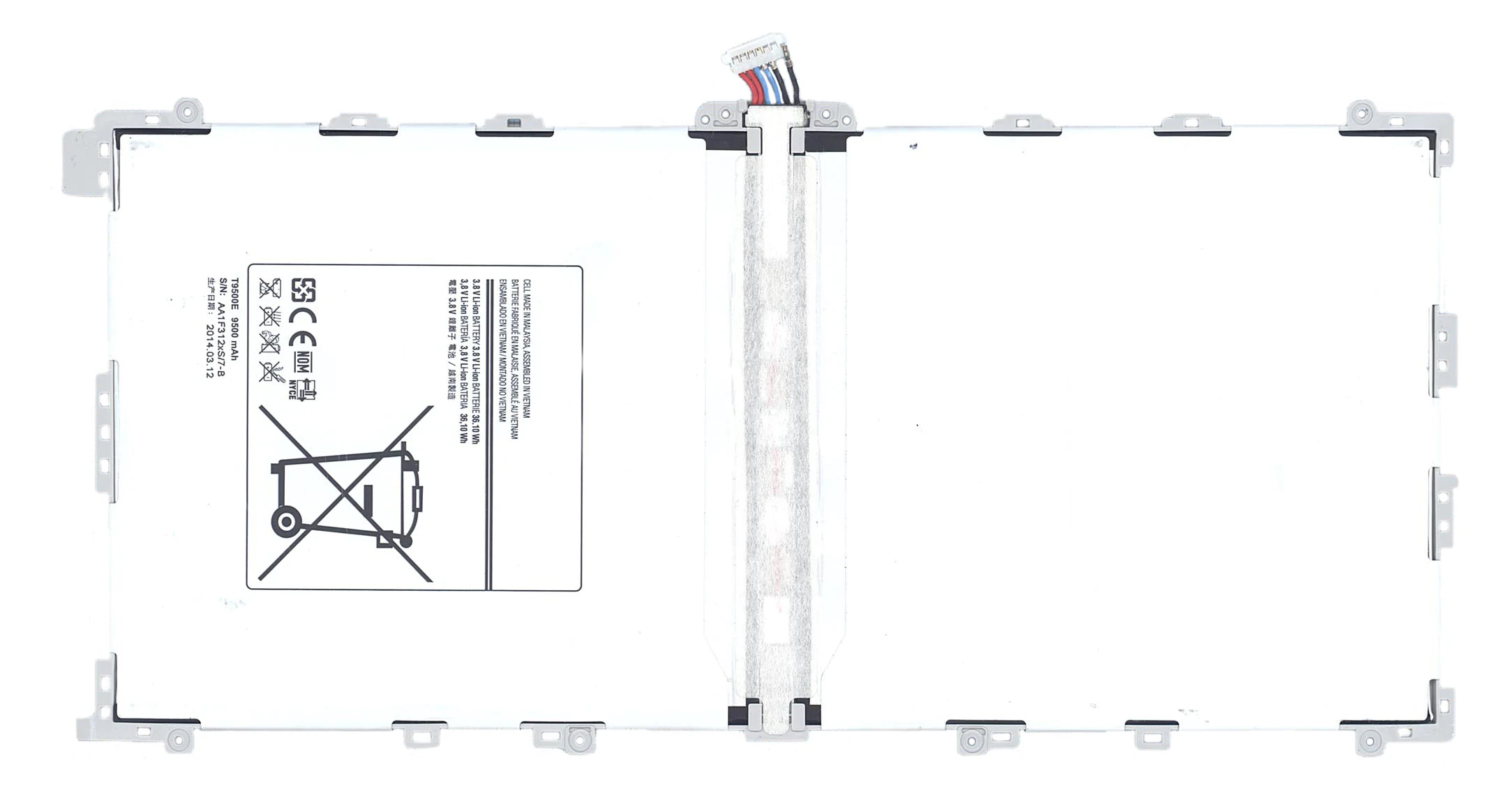 Аккумуляторная батарея T9500C T9500E для Samsung Galaxy Note Pro 12.2 SM-P905 SM-P9000 SM-P9010 | Мобильные