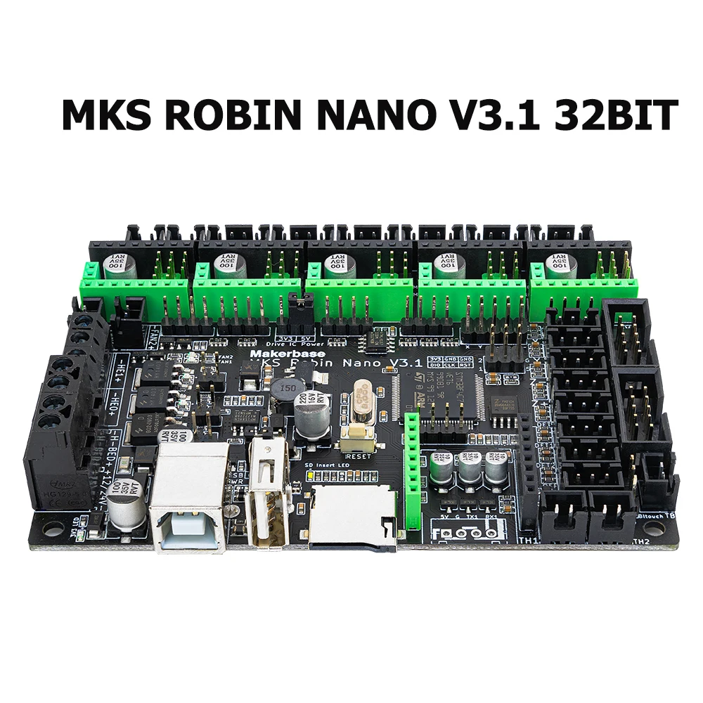 MKS Robin Nano V3.1 32bit 168MHz Controller Motherboard S35 Touch Screen Display WIFI Module Robin Board Fit UART3 Dual Z Axis