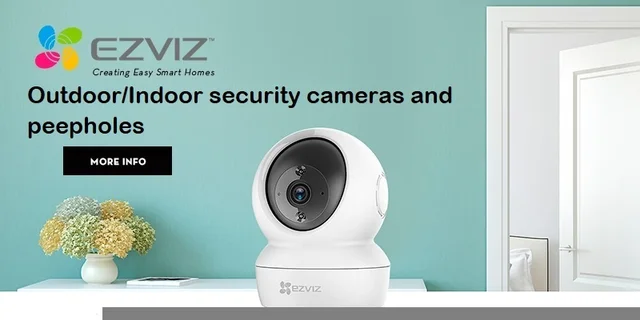 EZVIZ Security Camera&Smart Home: Indoor, Outdoor, 2K, WiFi Cameras, Video  Doorbells, Door Viewer, Appliances