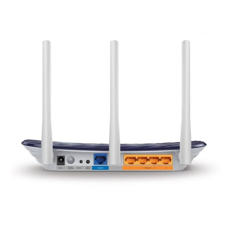Маршрутизатор (роутер WiFi) TP LINK Archer C20(RU) 10/100BASE TX синий 4PORT WiFi 433MBPS|Проводные роутеры|