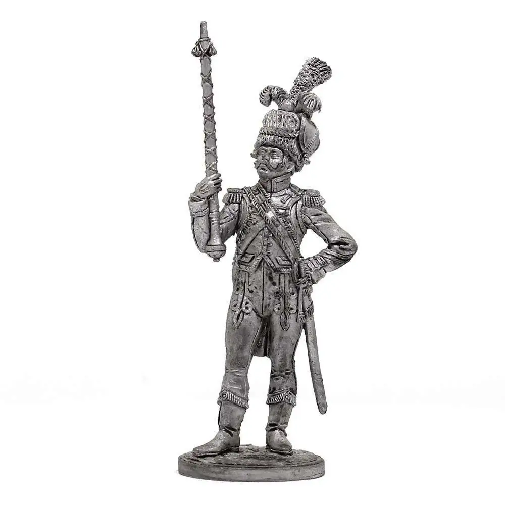 Тамбур-мажор голландских гренадер 1810-11 гг - оловянный солдатик фигурка 54 мм F02