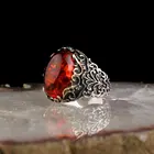 Янтарный камень 925 пробы Серебряное кольцо