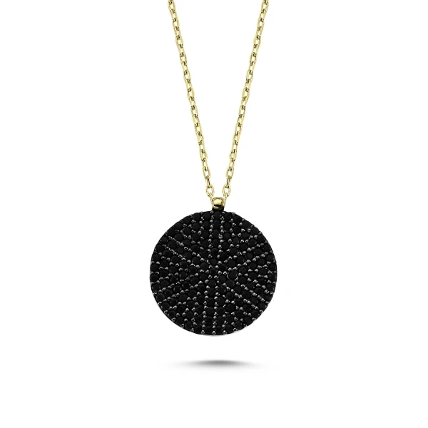 

Silver 925 Sterling Zircon Cubic Zirconia Round Pendant