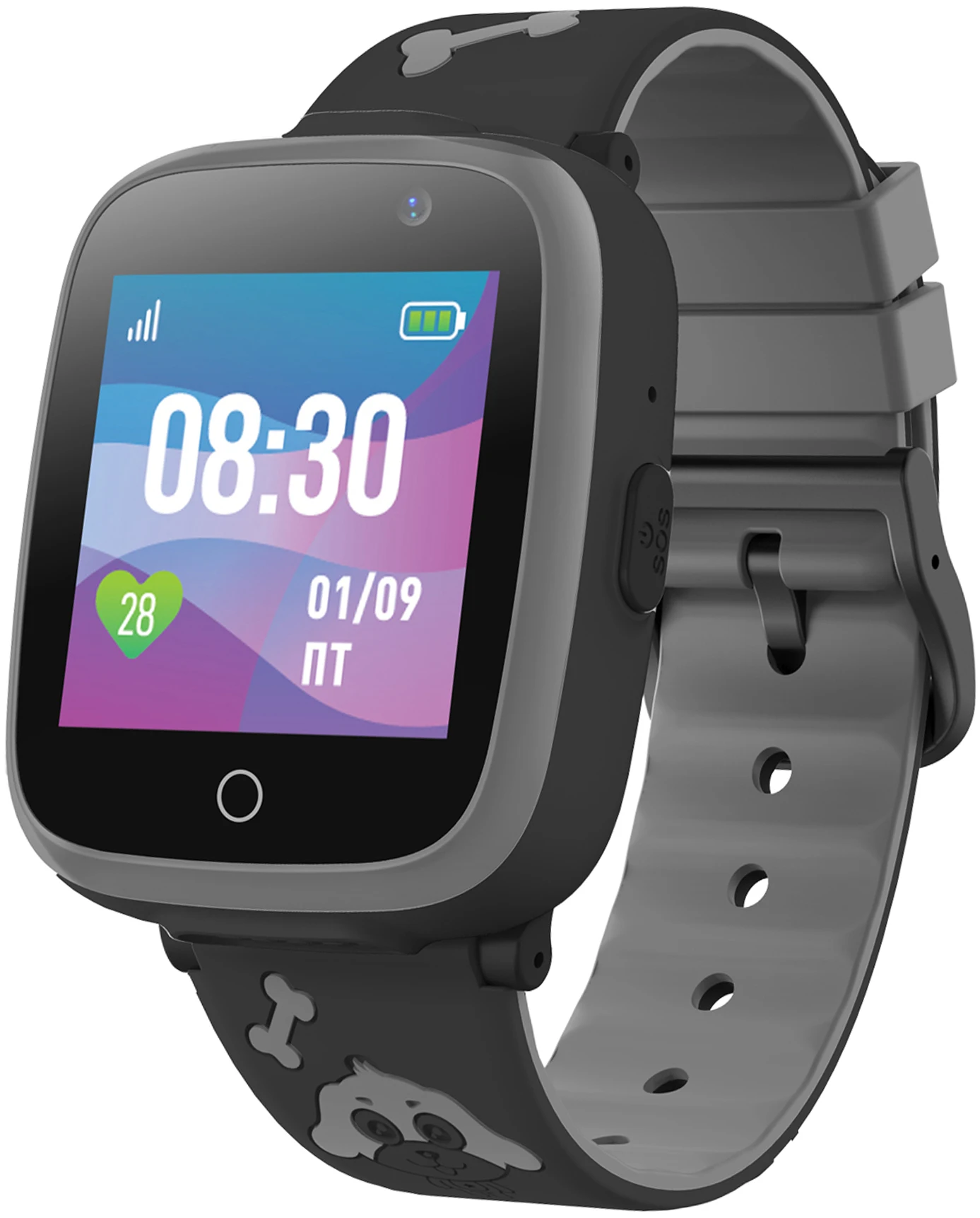 Baby smart watch jet kid Buddy (black) |