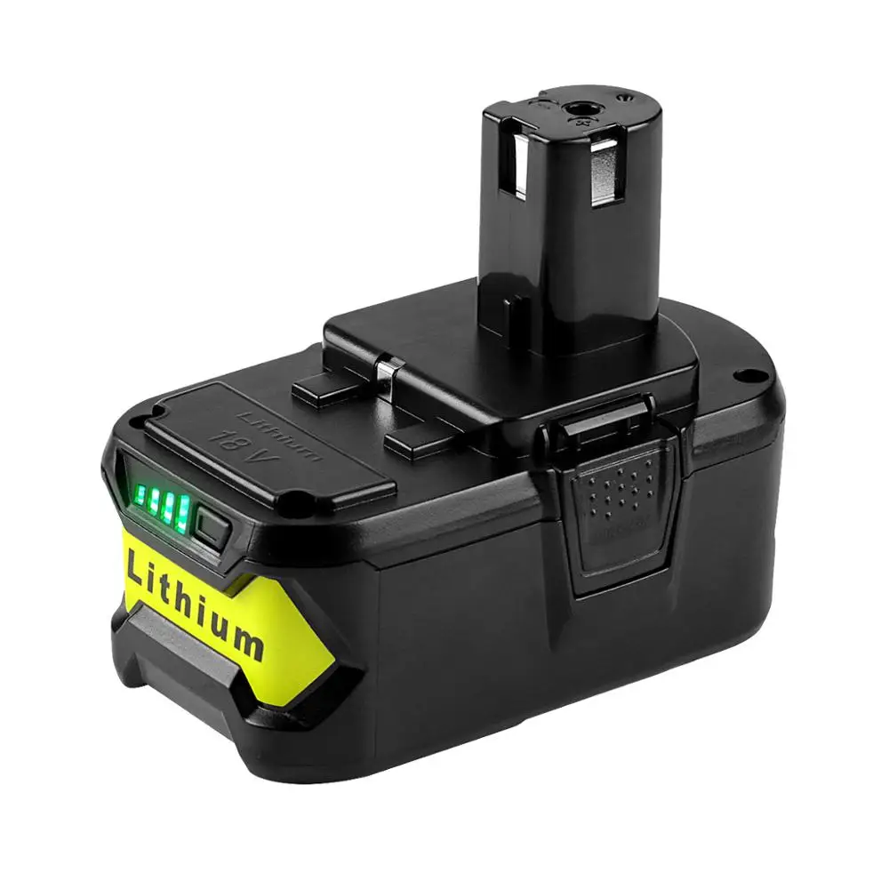 

18V 4Ah Battery Power Tools Replacement for Ryobi P103/P108 Hand drill Li-ion Battery Pack Cordless Tools Batteries