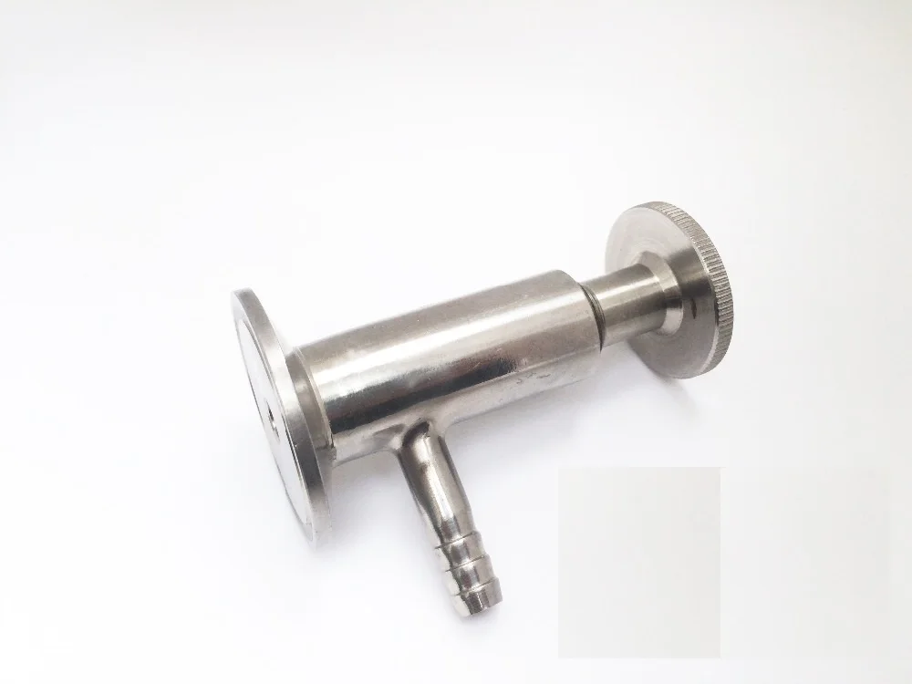 Нержавеющий санитарный трехзажимной игольчатый клапан SS304 OD50 5|needle valve|stainless needle