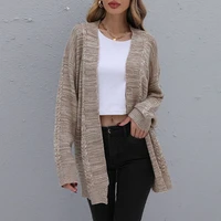 atunedo winter fashion solid cardigan sweater for women autumn casual slim batwing jumper vintage warm soft silk pullover tops
