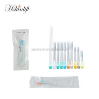 blunt tip cannula disposable hypodermic filler needle plain ends notched endo micro blunt cannula 22g 50mm 20pcspack