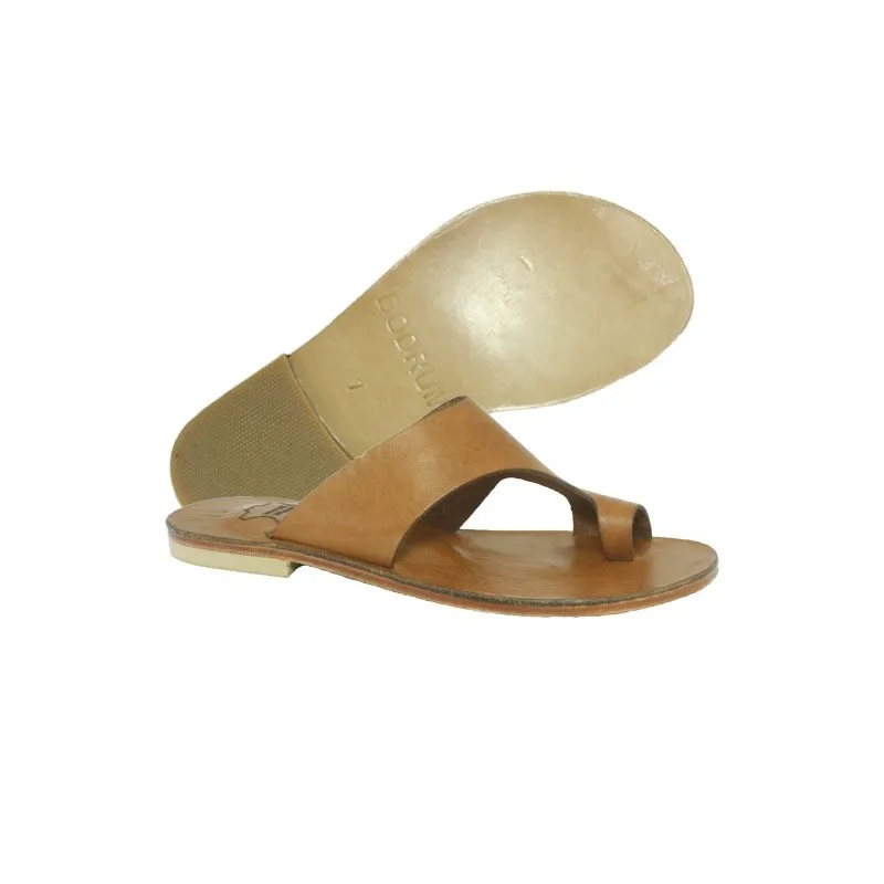 

Authentic, Vaketa Tan Leather Sandals, Handmade, Bodrum Sandals, Roman Sandals, Leathery Sole, Summer Shoes, Mila