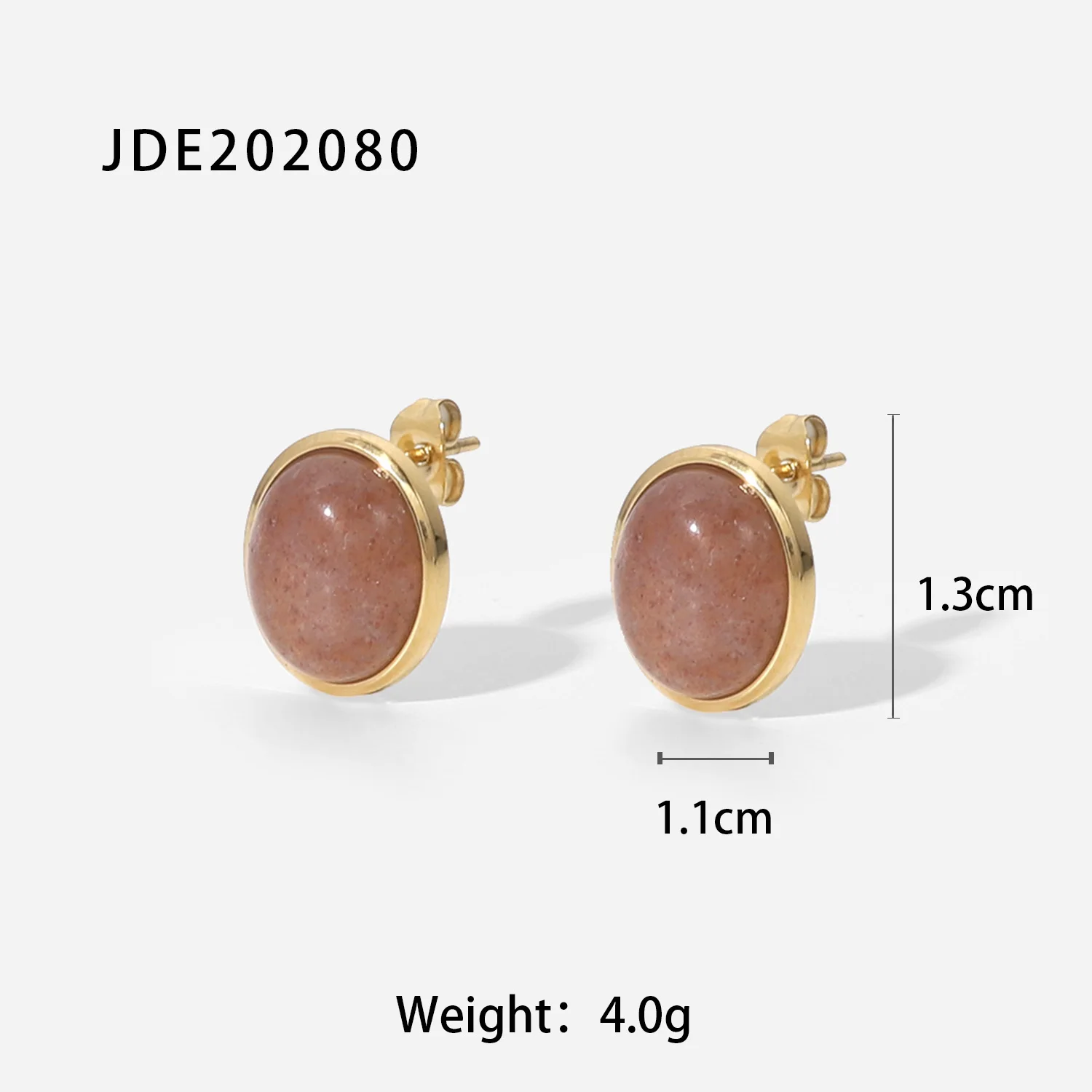 Женские винтажные серьги-гвоздики из нержавеющей стали