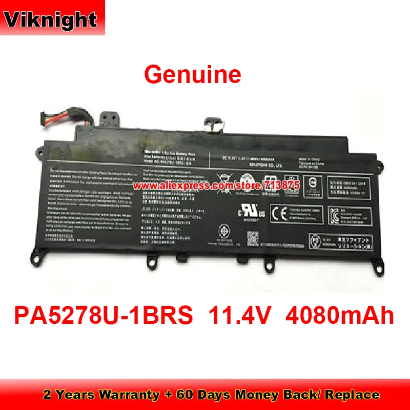 Оригинальная Аккумуляторная Батарея PA5278U-1BRS для Toshiba Portege X30 искусственная кожа