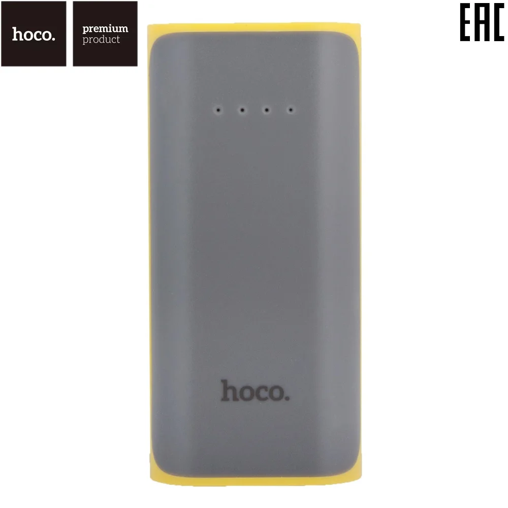 Внешний АКБ HOCO B21-5200 Tiny Concave Pattern Power Bank 5200 mAh Li-ion USB 1A (серый) | Мобильные телефоны и