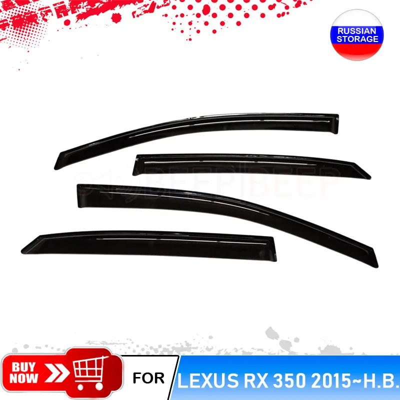 

Wind window deflectors for Lexus IV RX 350 2015-2022 deflector sun guard rain vent visor car styling accessories auto